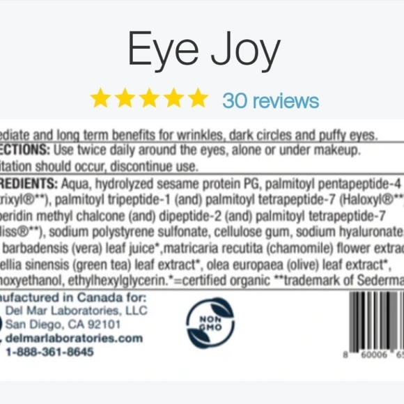 Del mar eye joy eye gell - Picture 2 of 2